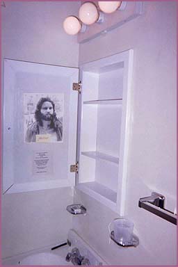 Jim Morrison's bathroom at the Alta Cienega